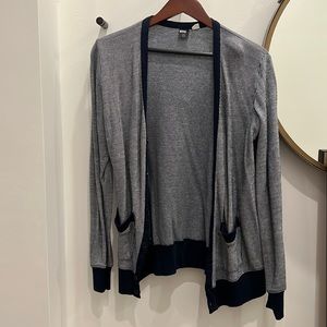BDG blue button up cardigan